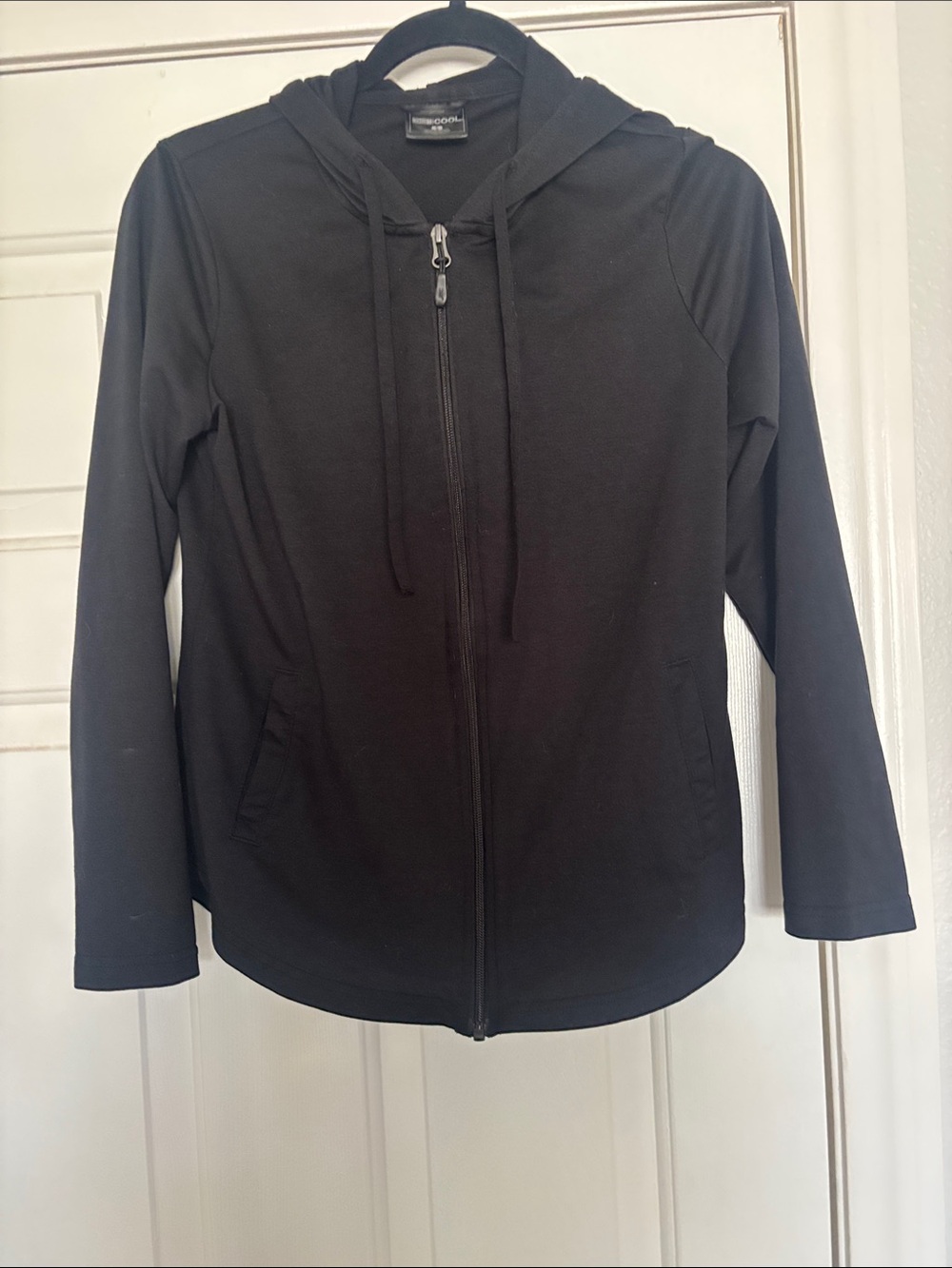 32 Degrees Women's Black Full-Zip Hoodie Jacket